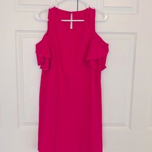 Pink cold shoulder dress Women’s Medium